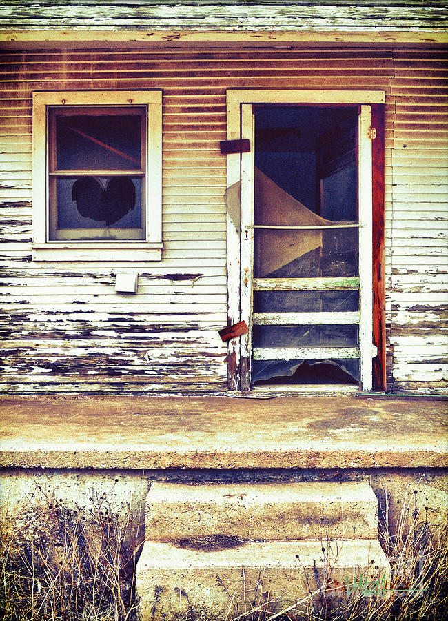 Vintage Photograph - Home Is... by Deb Mitchell