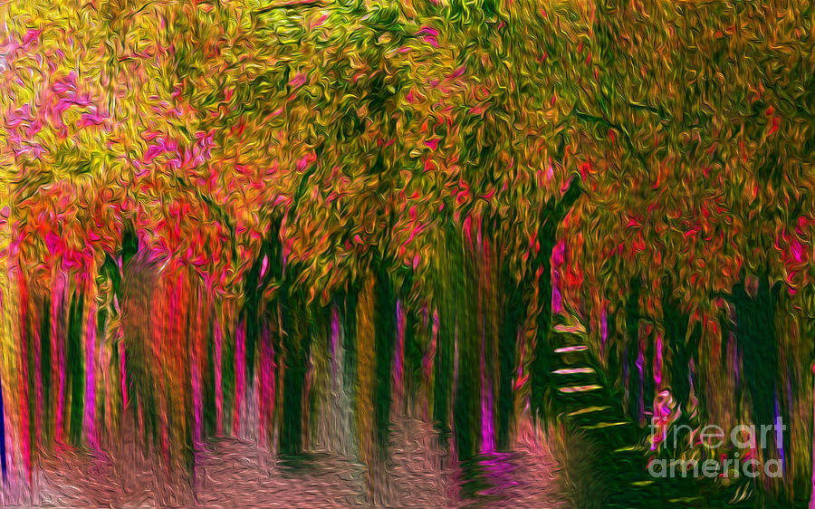 Tree Digital Art - Home Of My Dreams by Sherris - Of Palm Springs