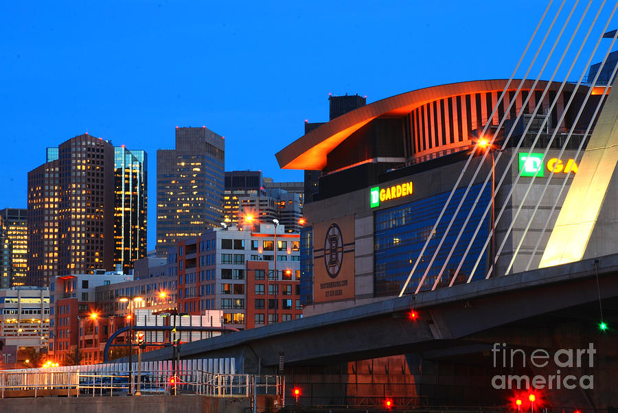Home of the Celtics and Bruins Photograph by Richard Gibb