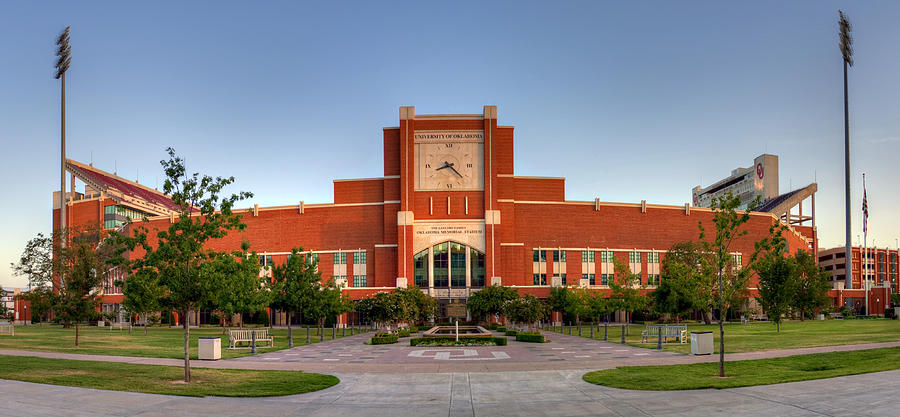 Home Of The Sooners Panorama Photograph by Ricky Barnard