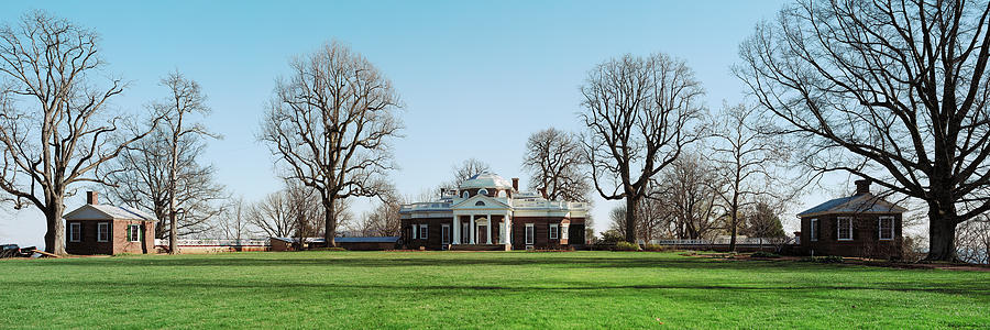 Home Of Thomas Jefferson, Monticello Photograph by Panoramic Images