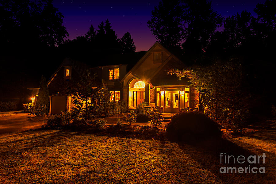 Summer Photograph - Home on a summer night by Jo Ann Snover