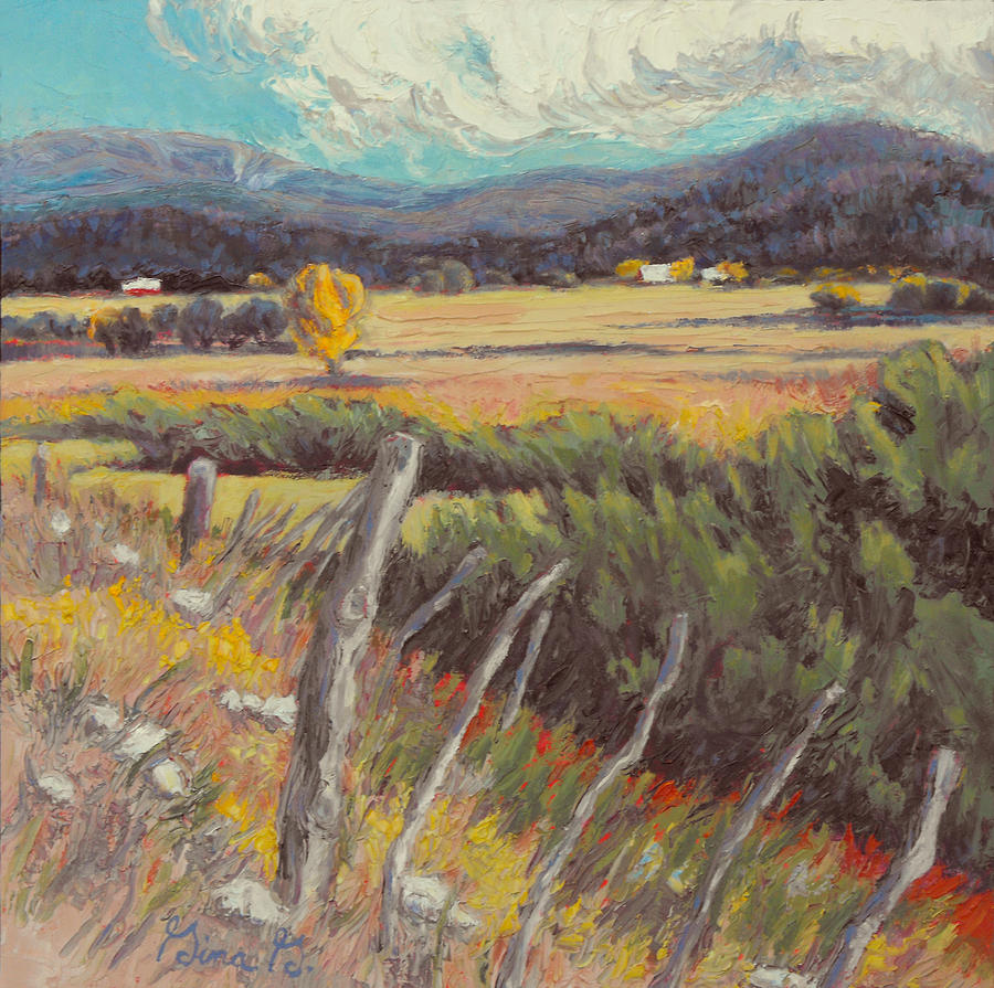 Home on the Range Painting by Gina Grundemann