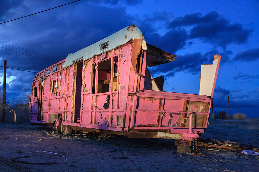 Airstream Photograph - Home Pink Home by Scott Campbell