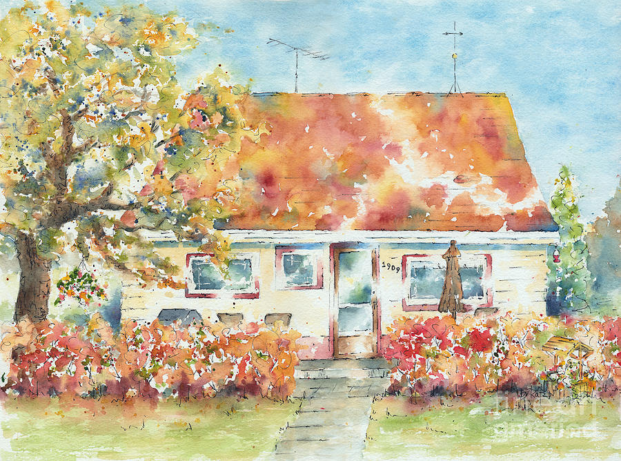 Impressionism Painting - Home Sweet Home by Pat Katz