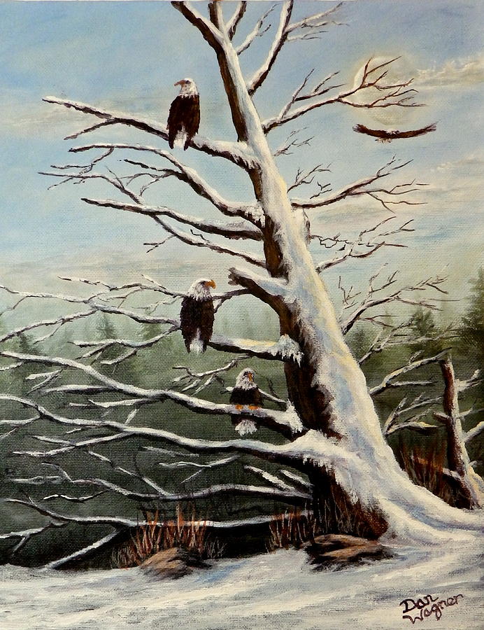 Home to Roost Painting by Dan Wagner