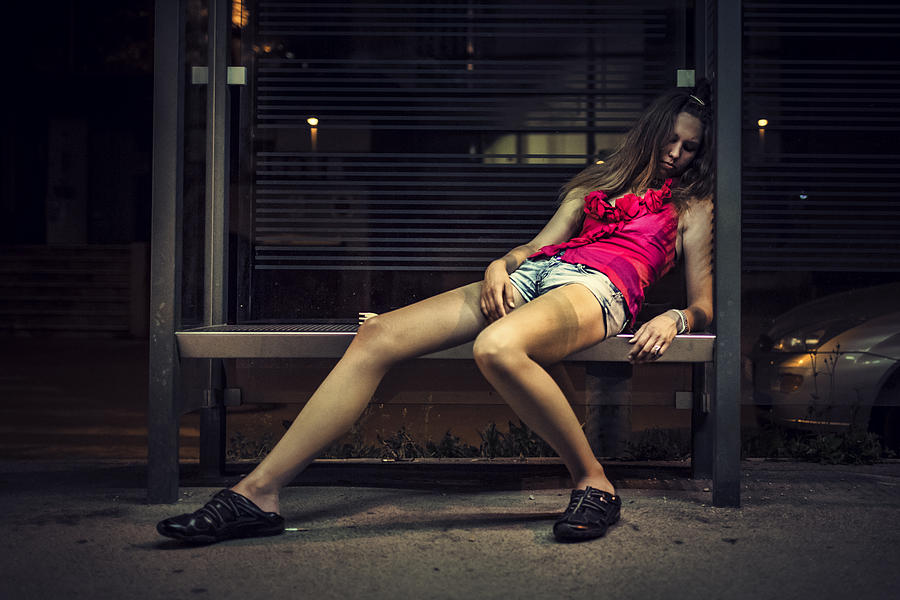 Homeless Drug Addict Sleeping On The Bus Station Photograph by Matjaz Slanic Homeless Drug Addict Sleeping On The Bus Station Photograph by Matjaz Slanic