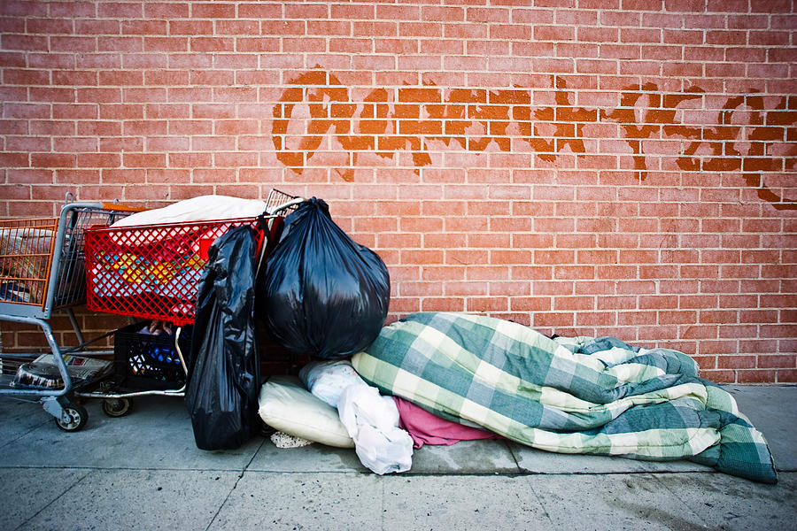 Homeless Encampment Photograph by Alex Wichman
