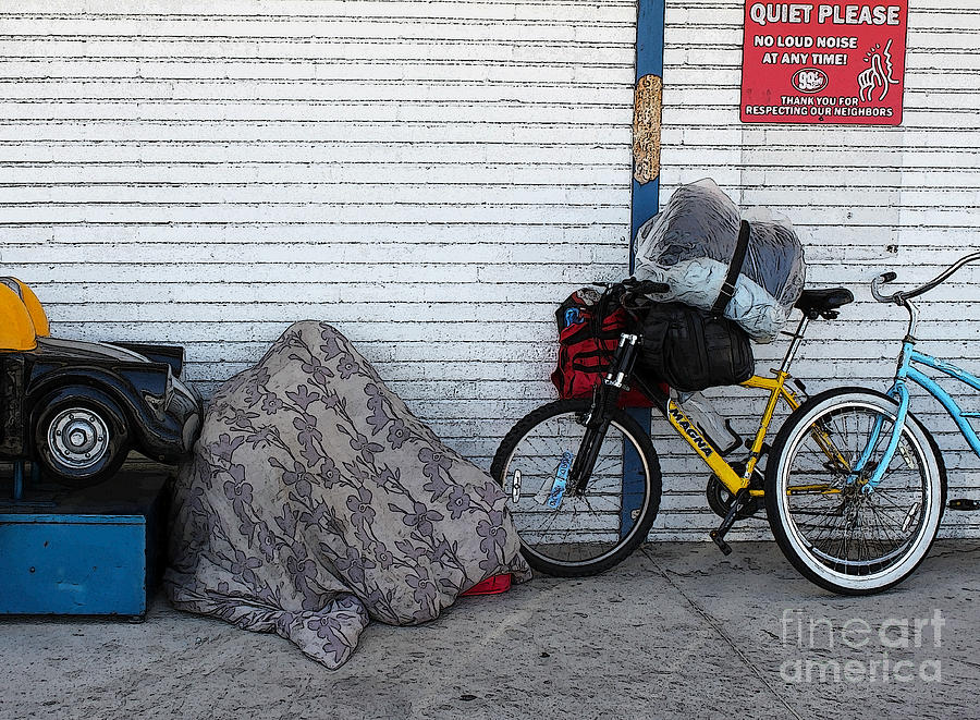 City Photograph - Homeless in Burbank California by Janice Pariza