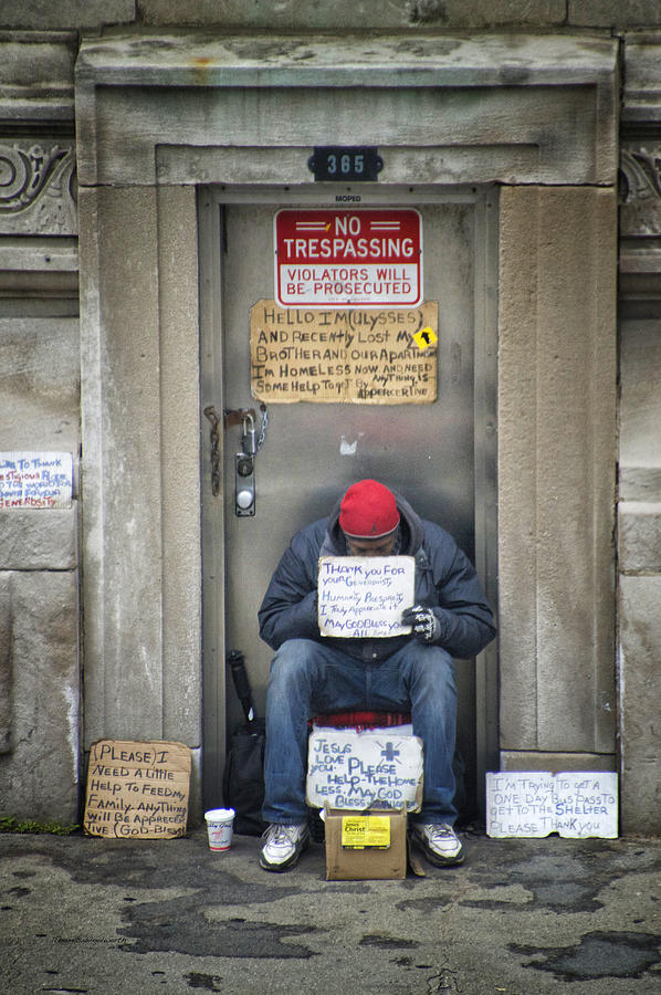 Homeless In The USA Photograph by Thomas Woolworth