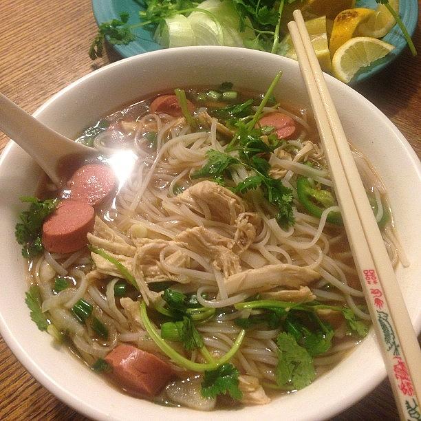 Lettuce Photograph - #homemade #foodporn #soup #pho #viet by Timmy Tran