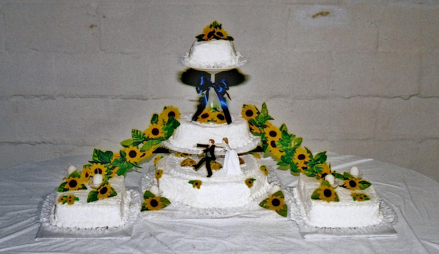 Homemade Wedding Cake Photograph by Fortunate Findings Shirley Dickerson
