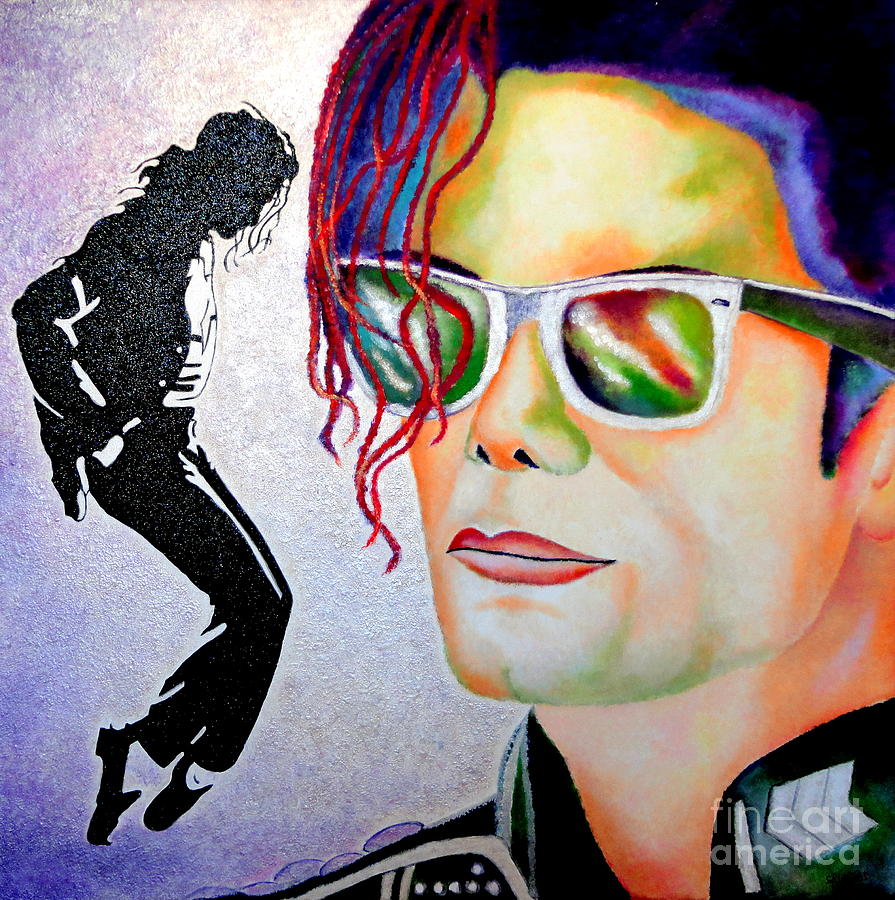 Майкл Джексон портрет поп арт