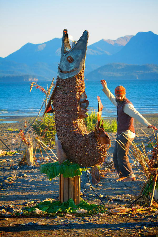 Homer Alaska Burning Basket Event Photograph by Scott Slone