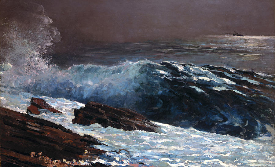 Homer Coast, 1890 Painting by Granger