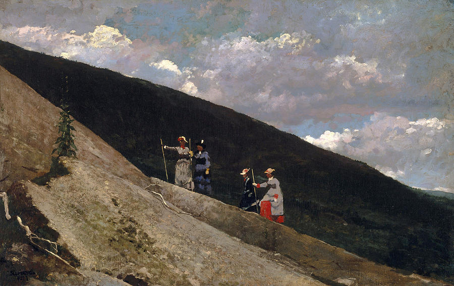 Homer In The Mountains Painting by Granger