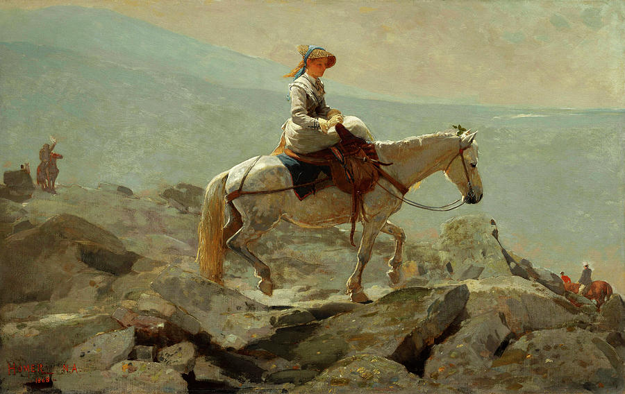 Homer The Bridle Path, 1868 Painting by Granger
