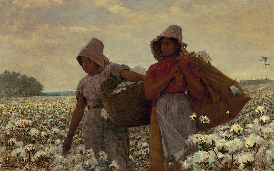 Winslow Homer Painting - Homer The Cotton Pickers by Granger