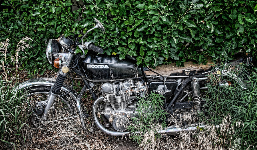 Honda 450 Motorcycle Photograph by Britt Runyon