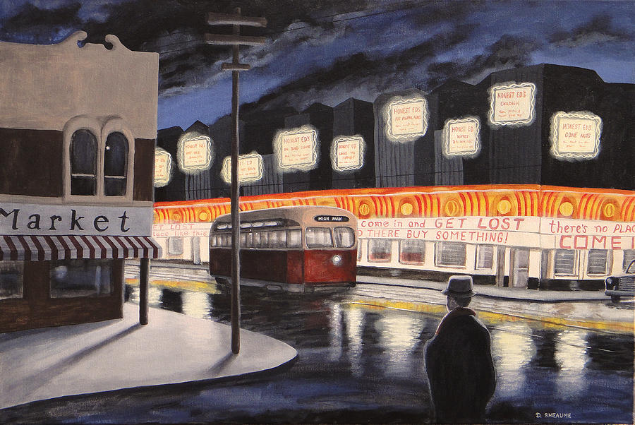 Honest Eds Painting by Dave Rheaume