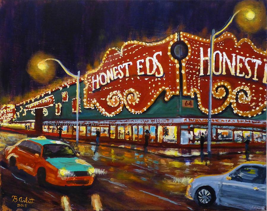 Honest Eds  Painting by Brent Arlitt