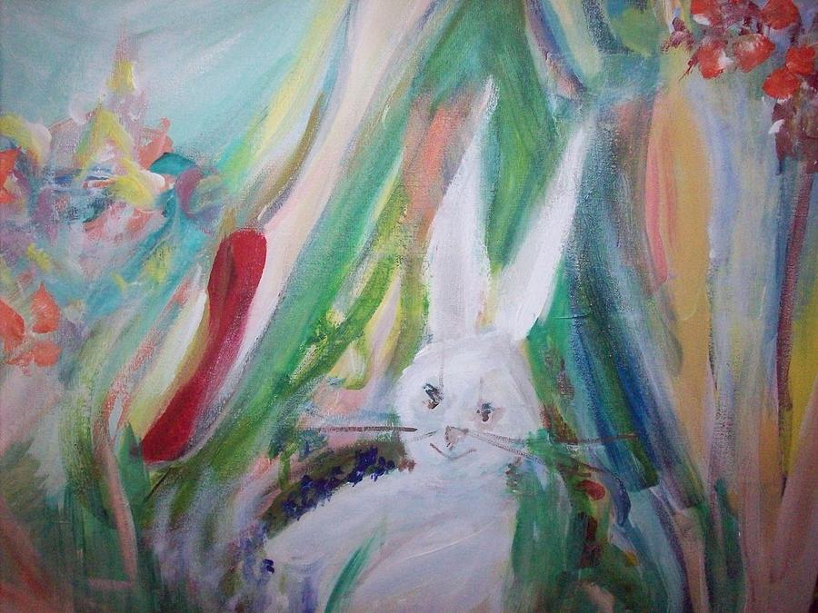 Honey Bunny Painting by Judith Desrosiers