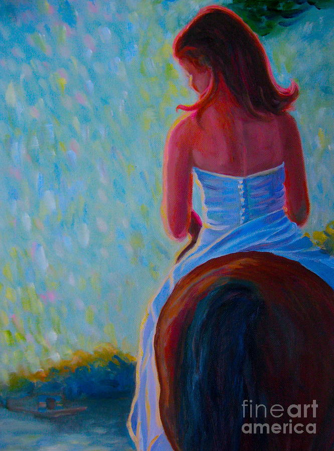 Honeymoon Ride 2 Painting by Gretchen Allen