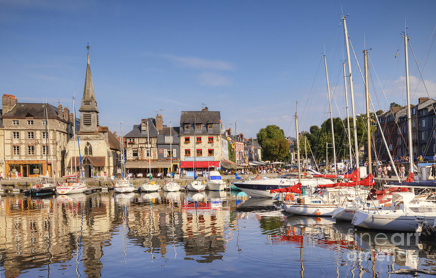 Summer Photograph - Honfleur Normandy France by Colin and Linda McKie