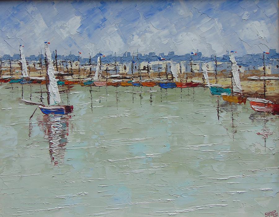 Honfleur Normandy Painting by Frederic Payet