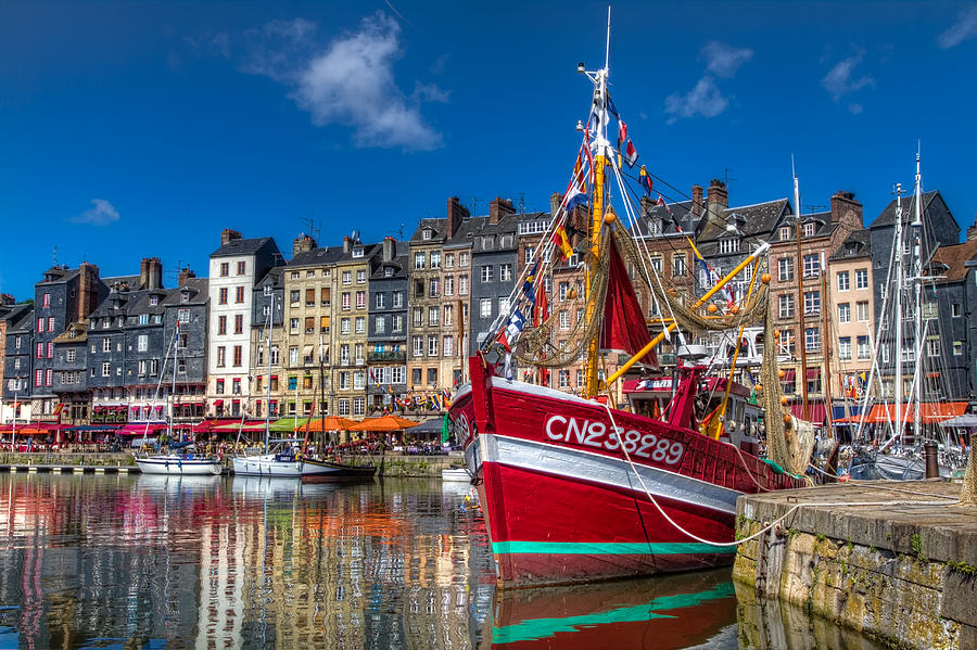 Fish Photograph - Honfleur Normandy by Tim Stanley