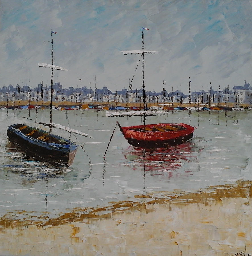 Honfleur Normandy #2 Painting by Frederic Payet