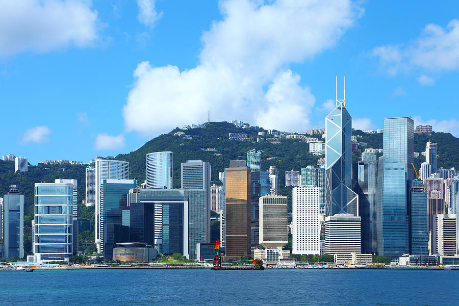 Hong Kong City In Day Time Photograph by Ngkaki