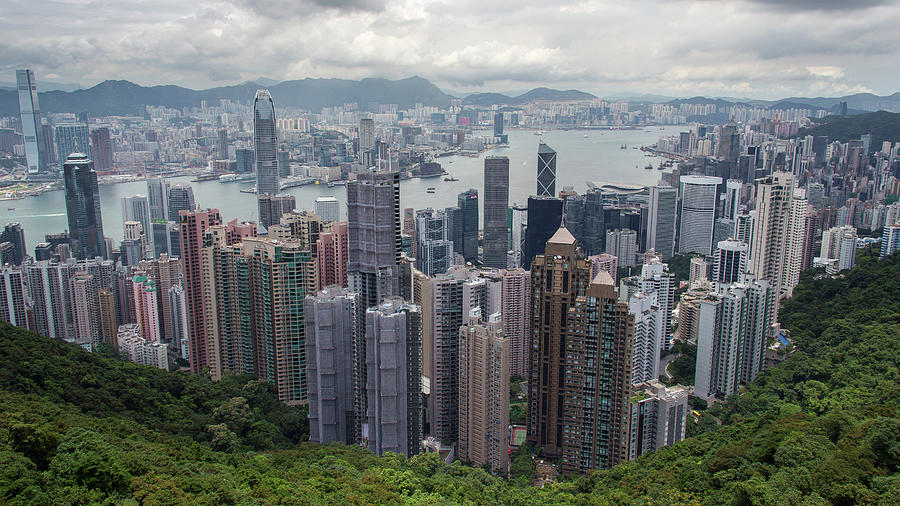 Hong Kong From Above Photograph by Daniel P. Welch