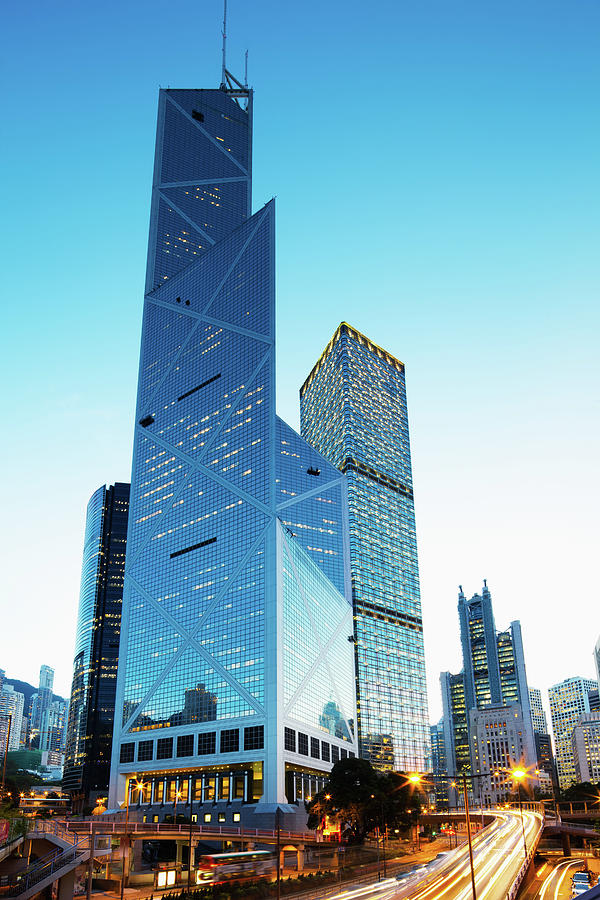 Hong Kong High Rise Photograph by Tomml