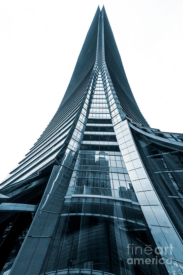 Hong Kong ICC skyscraper Photograph by Luciano Mortula