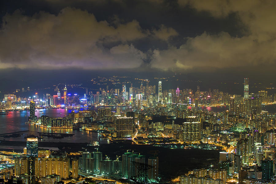 Hong Kong-kowloon Peak Photograph by Mark Simons Photography