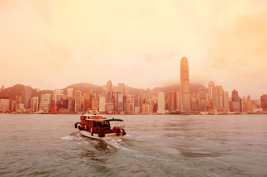 Hong Kong morning Photograph by Songquan Deng