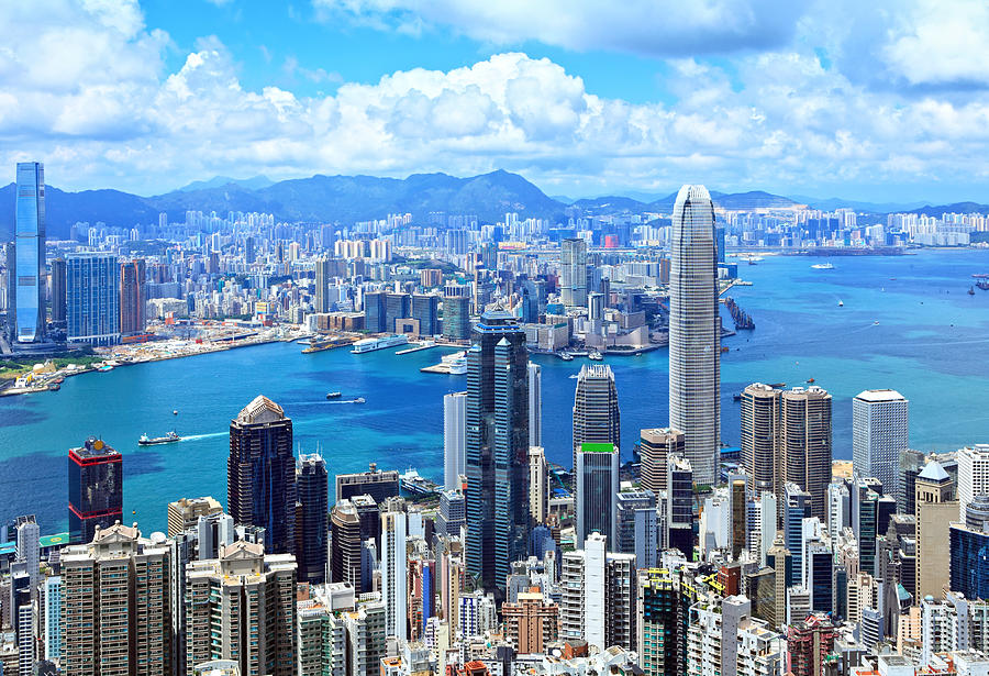 Hong Kong Skyline Photograph by Ngkaki - Pixels