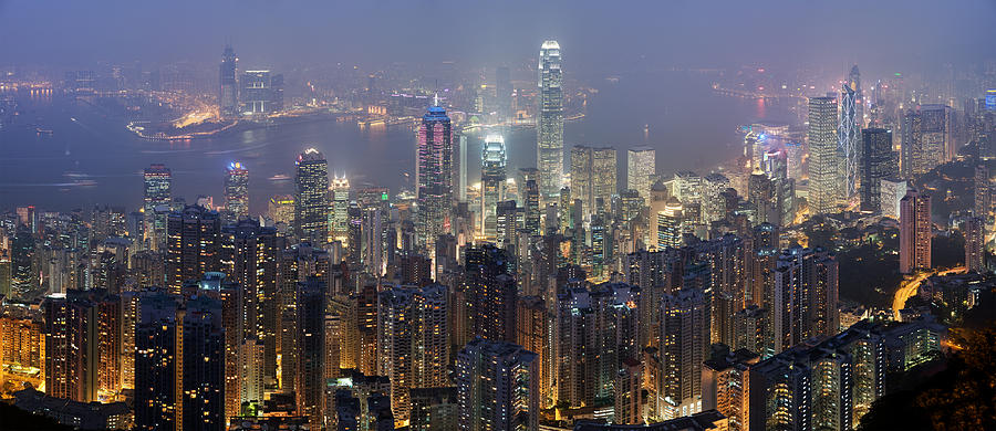 Hong Kong Skyline Photograph by Georgia Clare