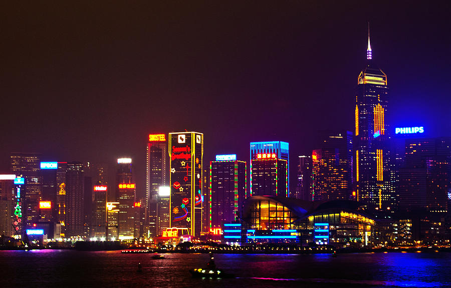 Hong Kong skyline Photograph by Rochelle Berman