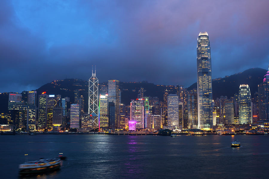 Hong Kong Skyline Photograph by Wilfred Y Wong