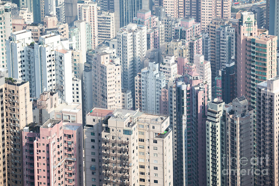 Hong Kong suburbs Photograph by Matteo Colombo