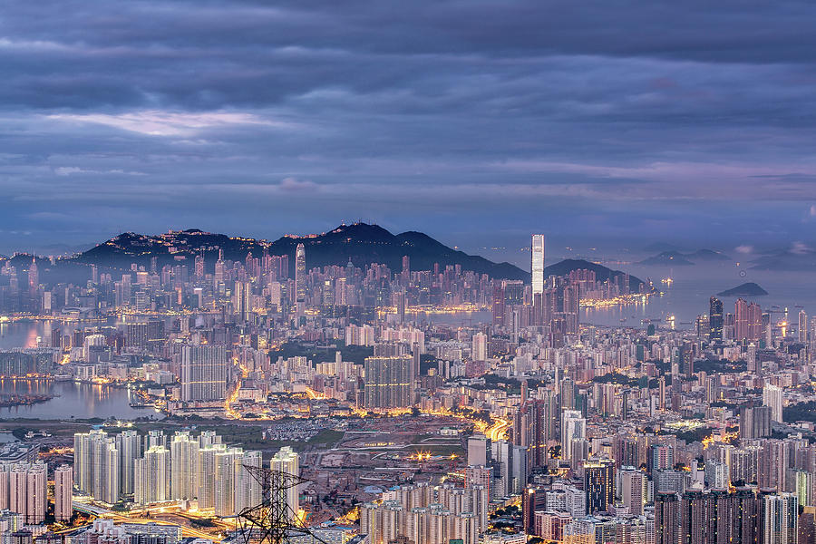 Hong Kong Sunrise Photograph by Keith Mulcahy, Hk
