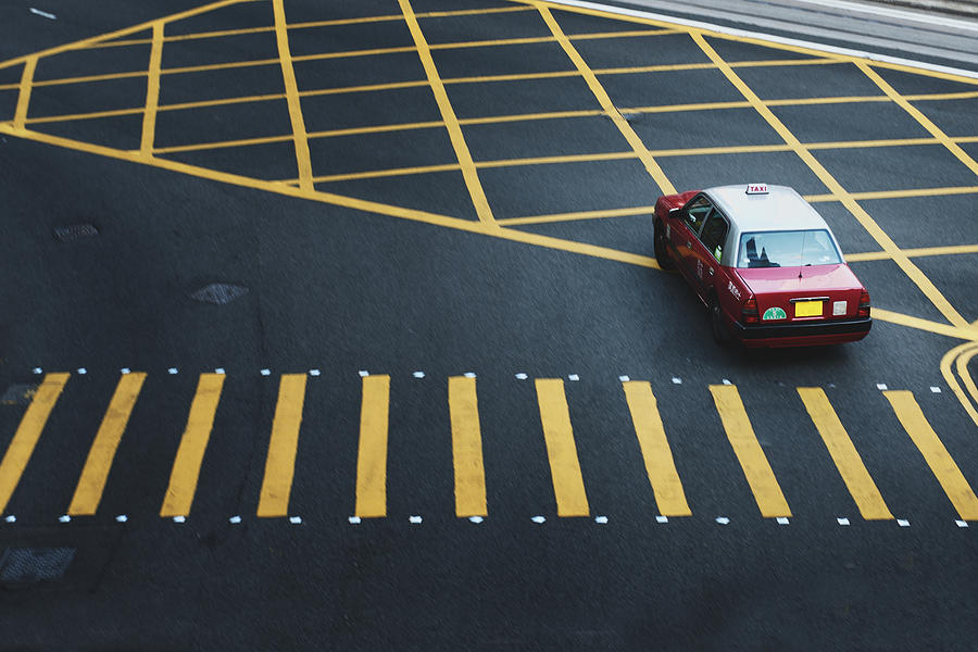 Hong Kong Taxi Photograph by Carlina Teteris