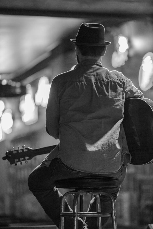 Honky Tonk Guitar Player Photograph by John McGraw