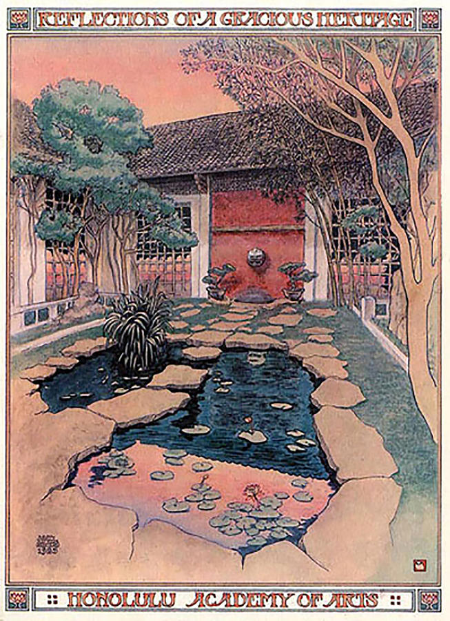 Honolulu Academy of Arts Painting by Jack Adams Honolulu Academy of Arts Painting by Jack Adams