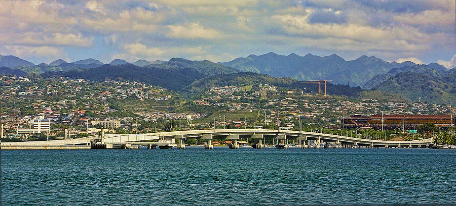 Honolulu Bridge Photograph by Linda Phelps