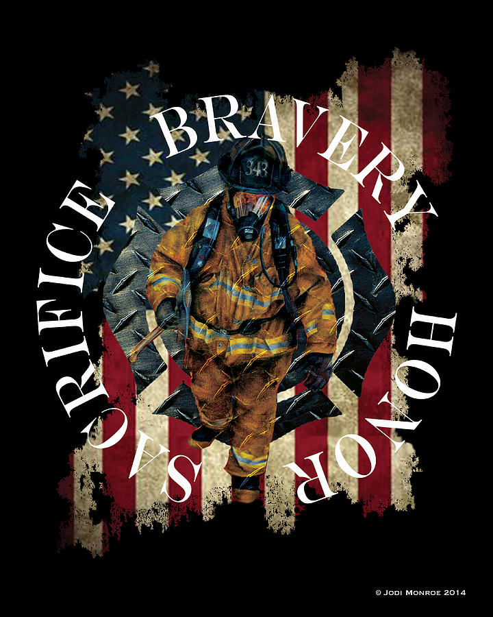 Honor Bravery Sacrifice Digital Art by Jodi Monroe