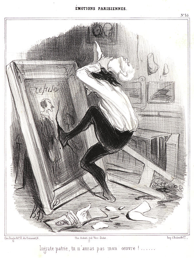 Honoré Daumier French, 1808 - 1879. Ungrateful Drawing by Litz ...