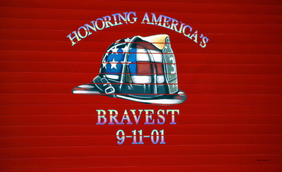 Axe Photograph - Honoring Americas Bravest from Sept 11 by Thomas Woolworth